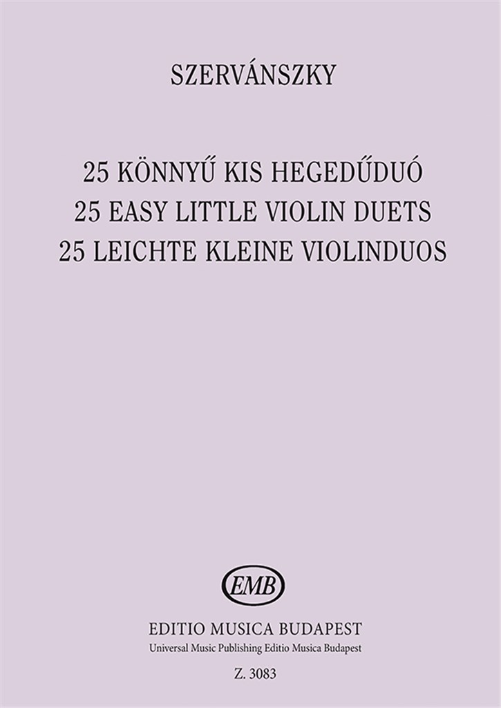 25 leichte kleine Violinduos